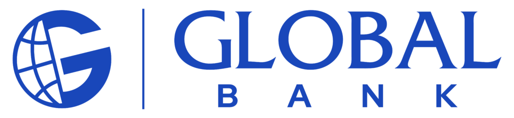 Logo Global Bank azul